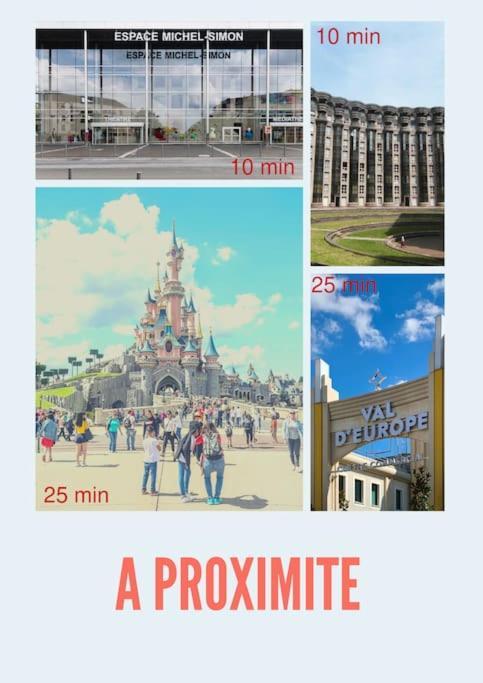 Appartement Appart Proche Disneyland Et Paris à Noisy-le-Grand Extérieur photo